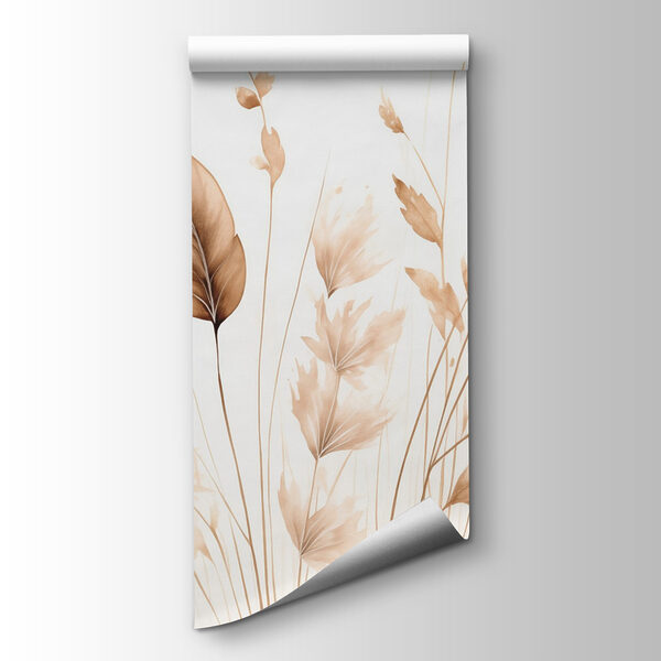 Delicate leaves grace a soft backdrop