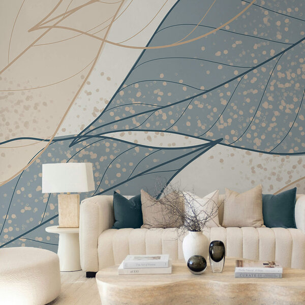 Nuante delicate ale modelelor de frunze se împletesc