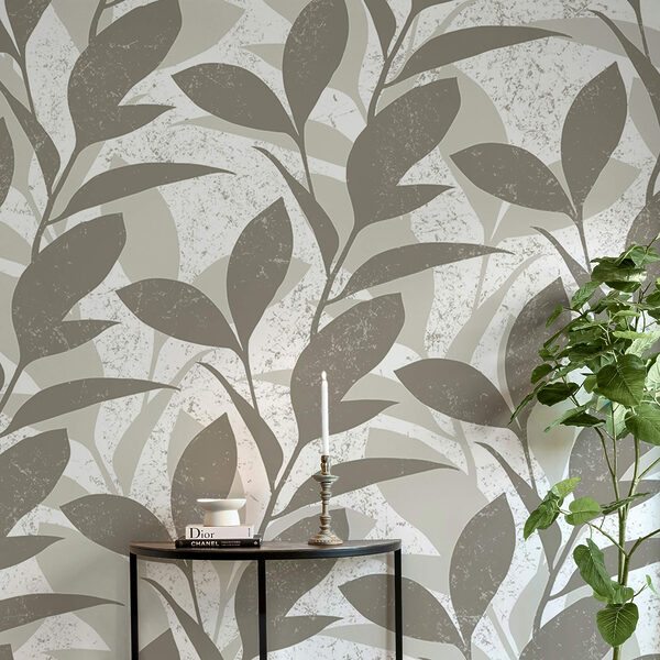 Model de frunze pe fundal alb