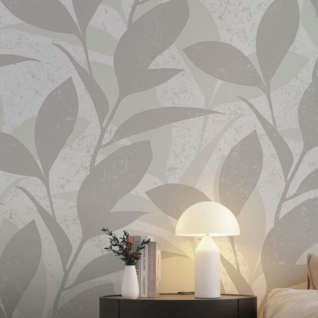 Model de frunze pe fundal alb