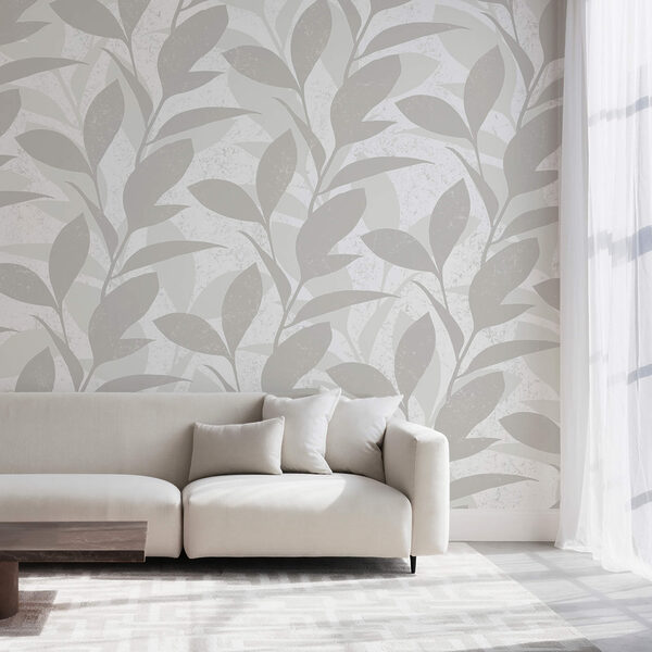 Model de frunze pe fundal alb