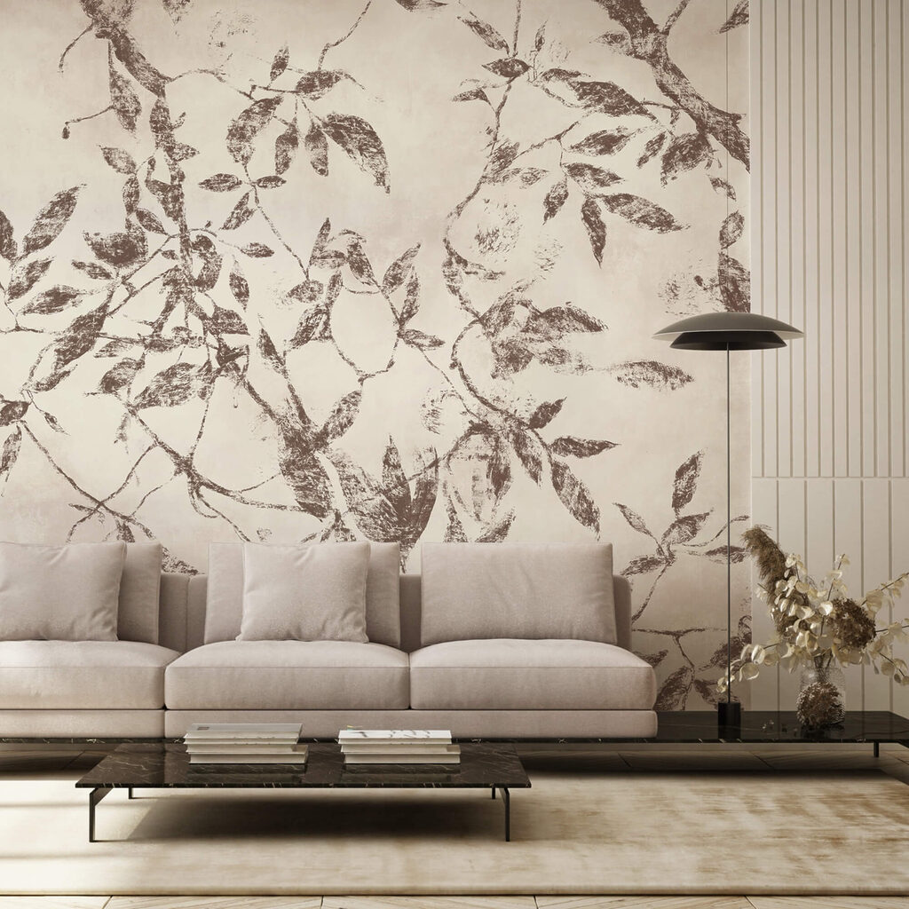 - Frunze delicate pe un fundal moale