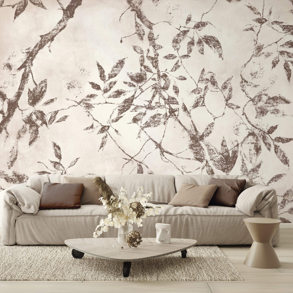 - Frunze delicate pe un fundal moale