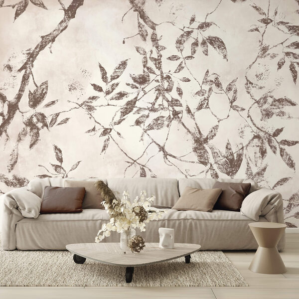 - Frunze delicate pe un fundal moale