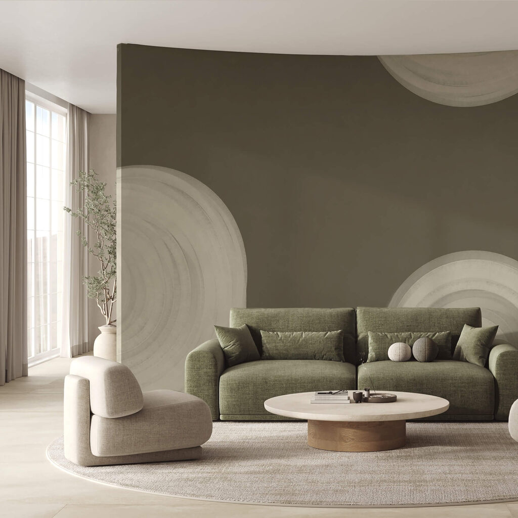 Obiect alb învolburat pe fond maro Obiect alb învolburat pe fond maro