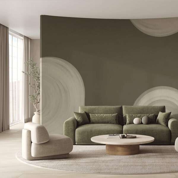 Obiect alb învolburat pe fond maro Obiect alb învolburat pe fond maro