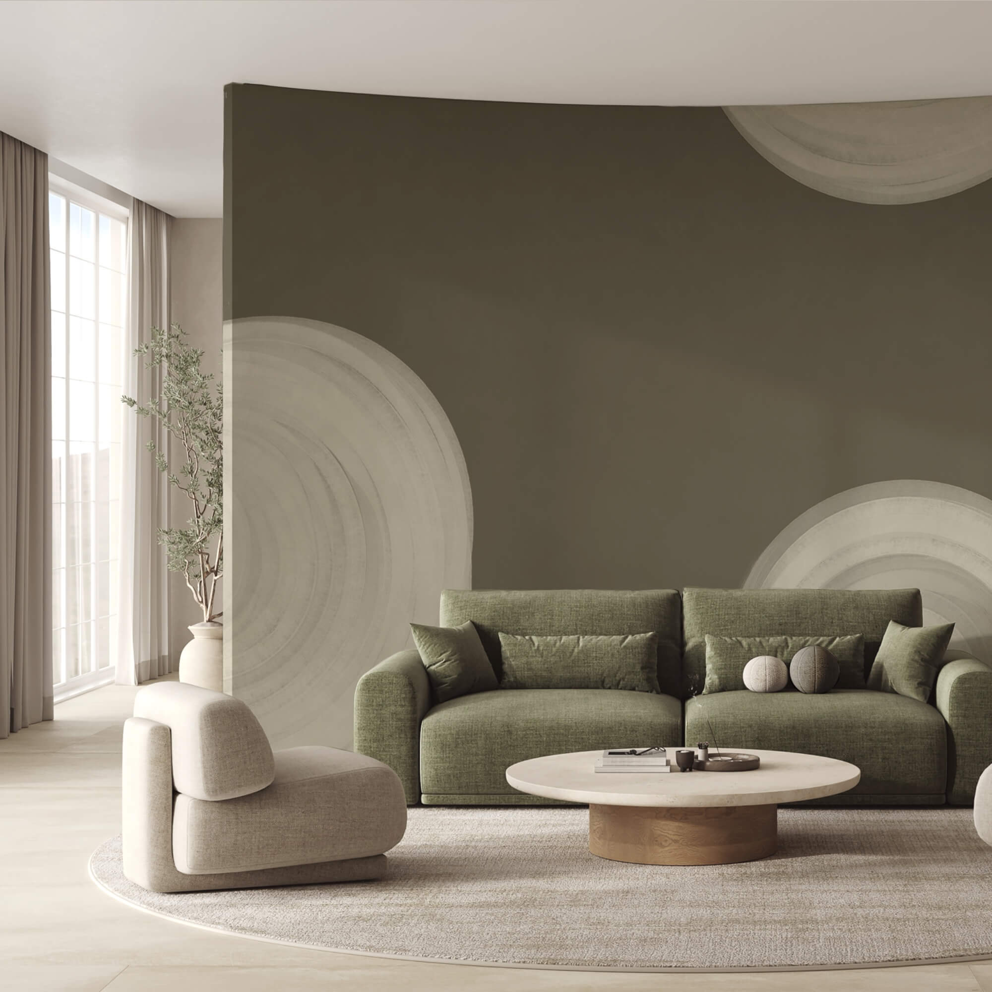 Obiect alb învolburat pe fond maro Obiect alb învolburat pe fond maro