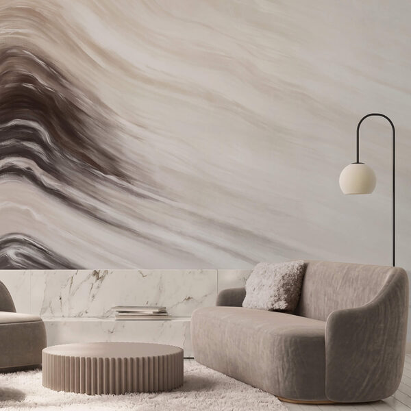 Valuri abstracte în nuanțe delicate