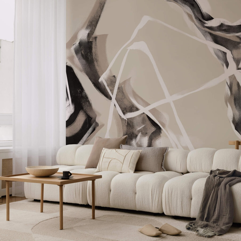 Linii stratificate în tonuri delicate