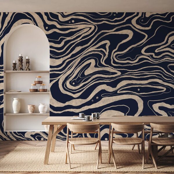 Model spiralat alb-negru