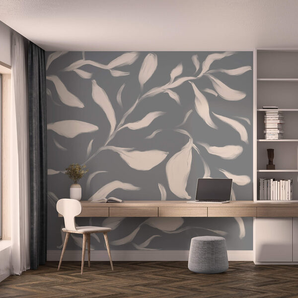 Frunze delicate pe un fundal moale