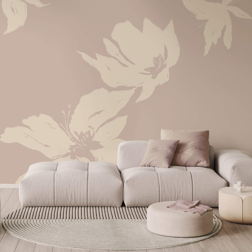 Flori delicate pe un fundal blând