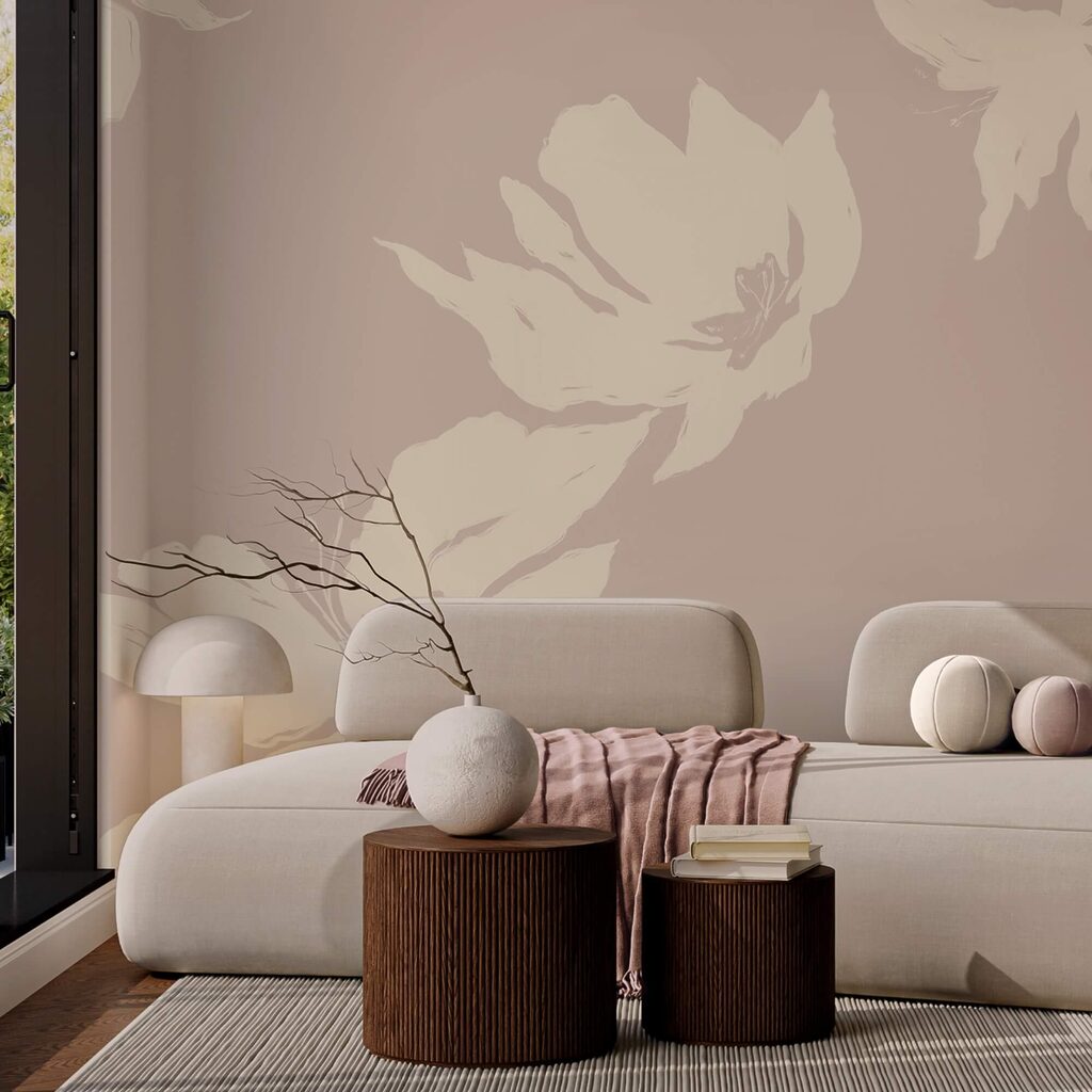 Flori delicate pe un fundal blând