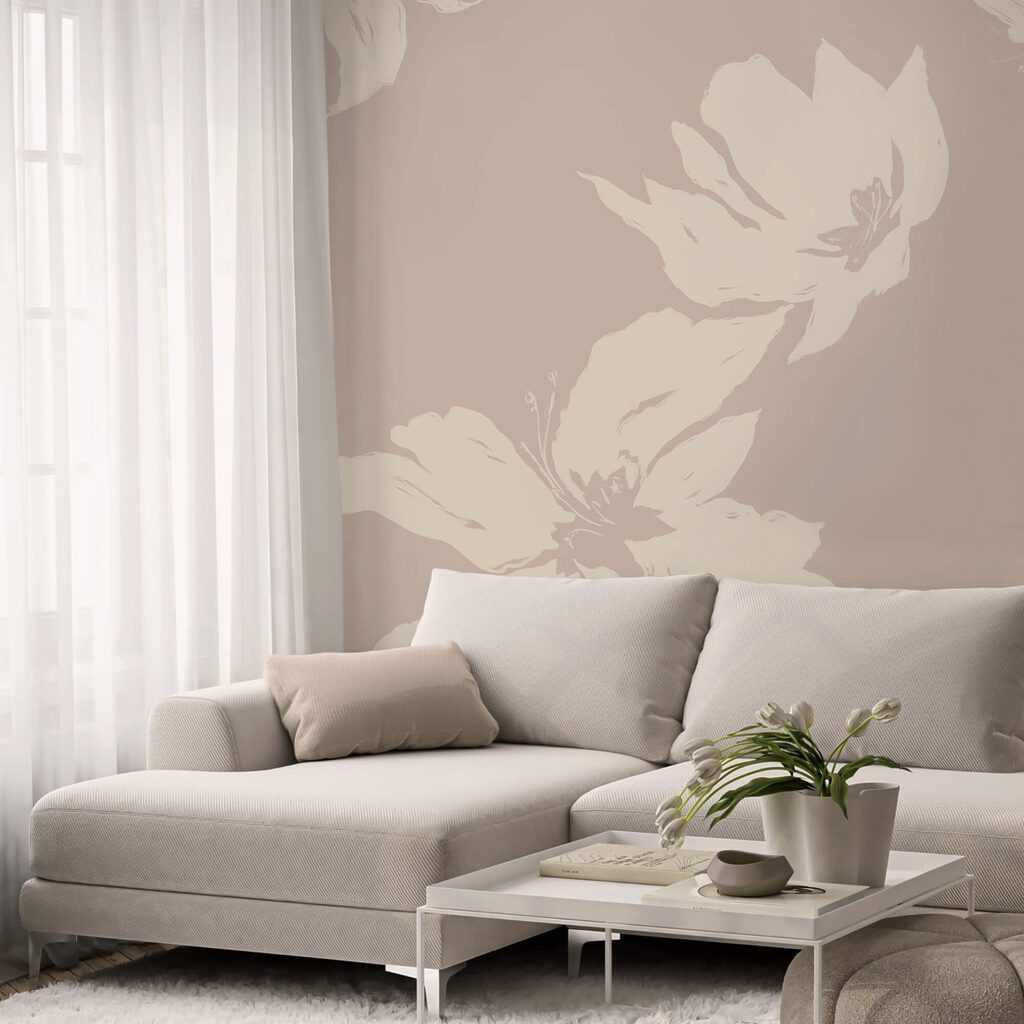 Flori delicate pe un fundal blând