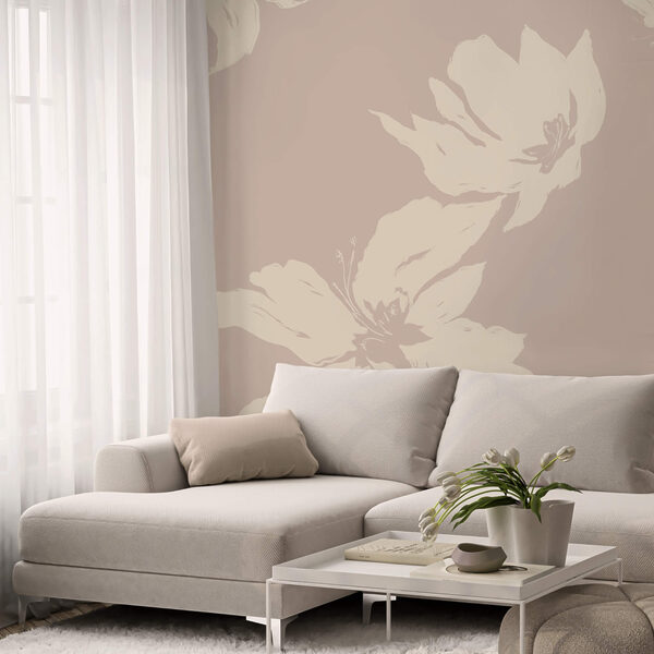 Flori delicate pe un fundal blând