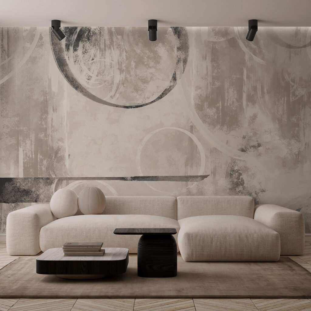 Modele abstracte în tonuri neutre