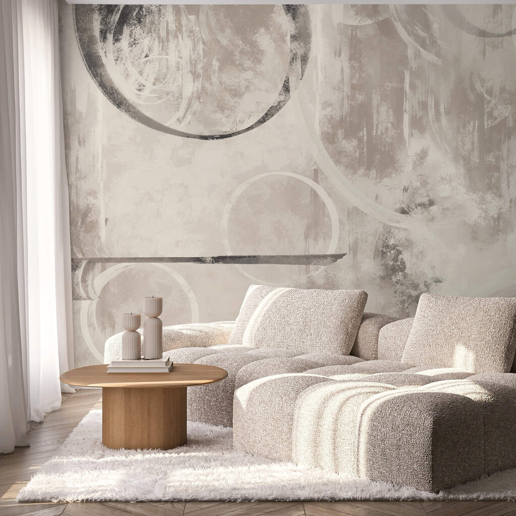 Modele abstracte în tonuri neutre