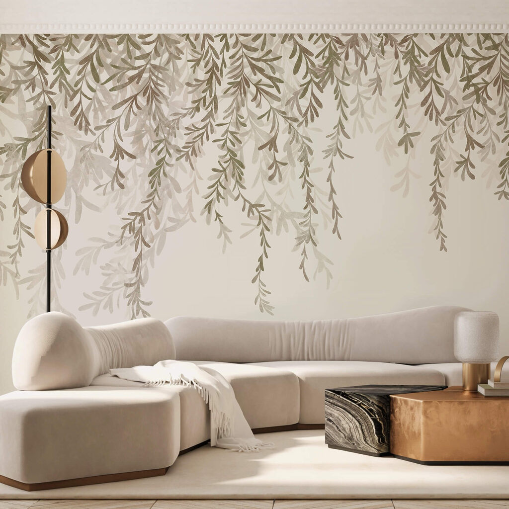 Frunze delicate în nuanțe delicate