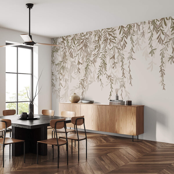 Frunze delicate în nuanțe delicate