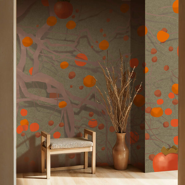 Copac cu fructe portocalii