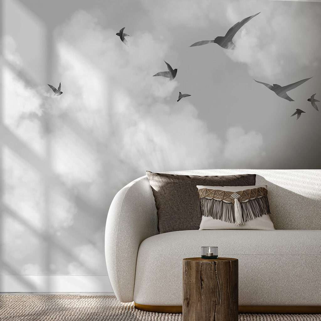 Păsări zburând păsări în cer