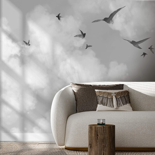 Păsări zburând păsări în cer