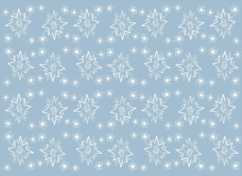 Blue background with white stars Blue background with white stars
