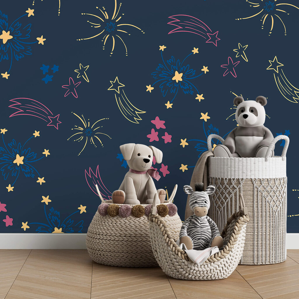 Model de artificii și stele