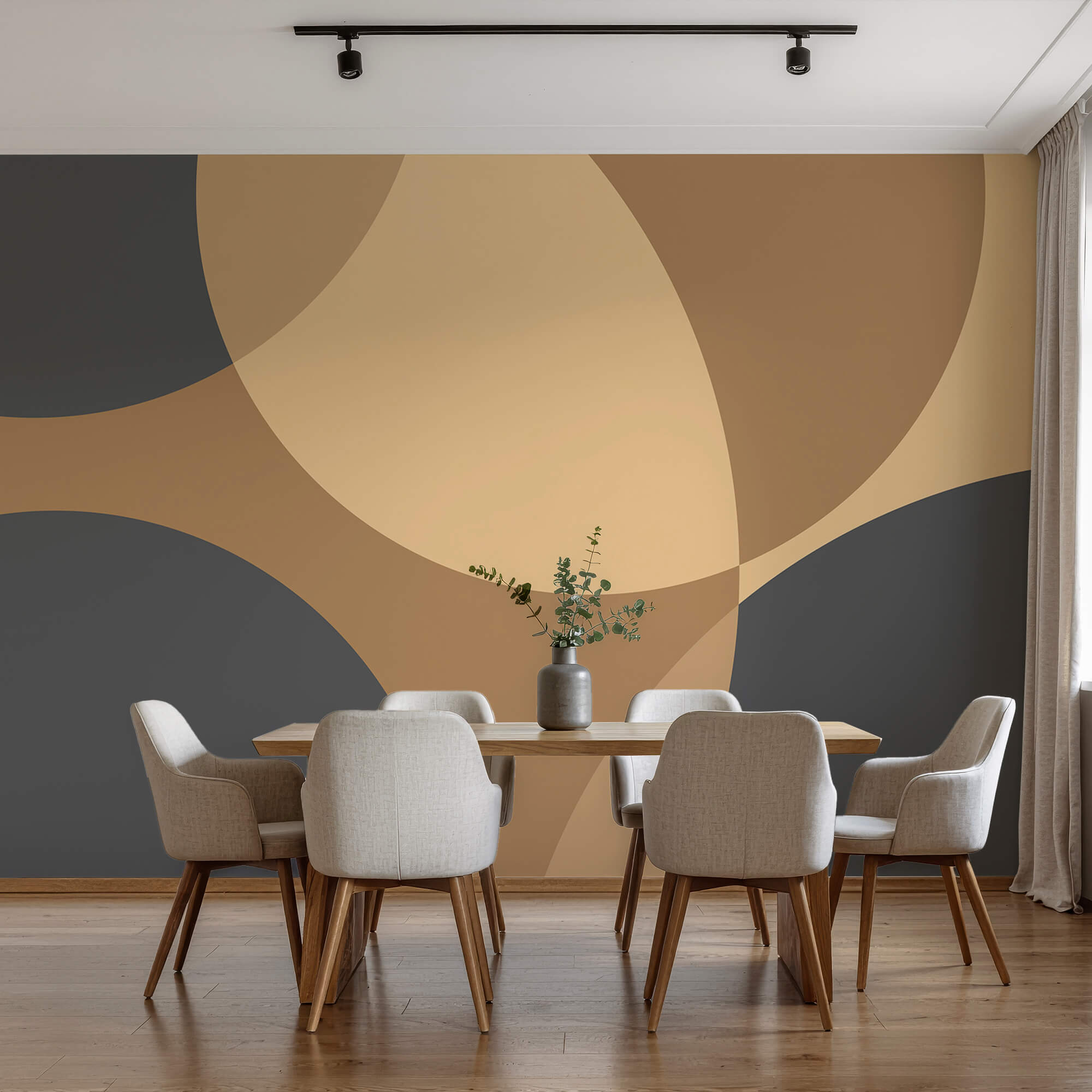 Forme dinamice în tonuri liniștitoare