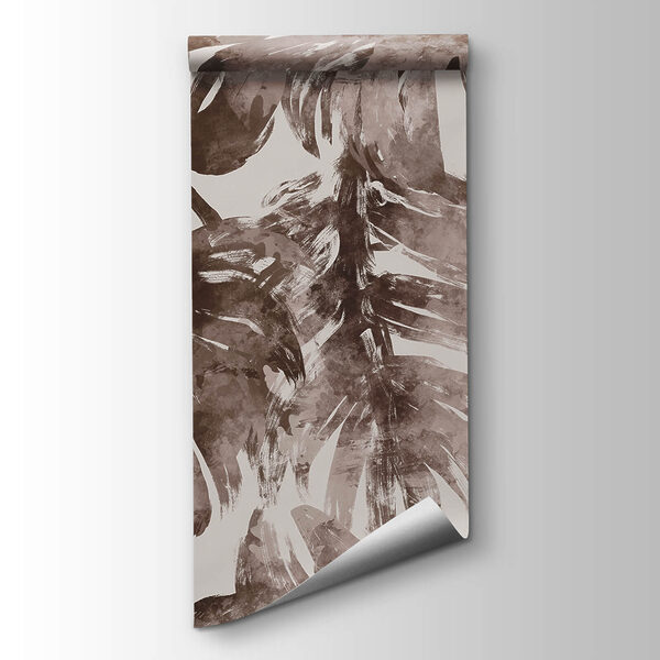 - Abstract foliage in earthy tones