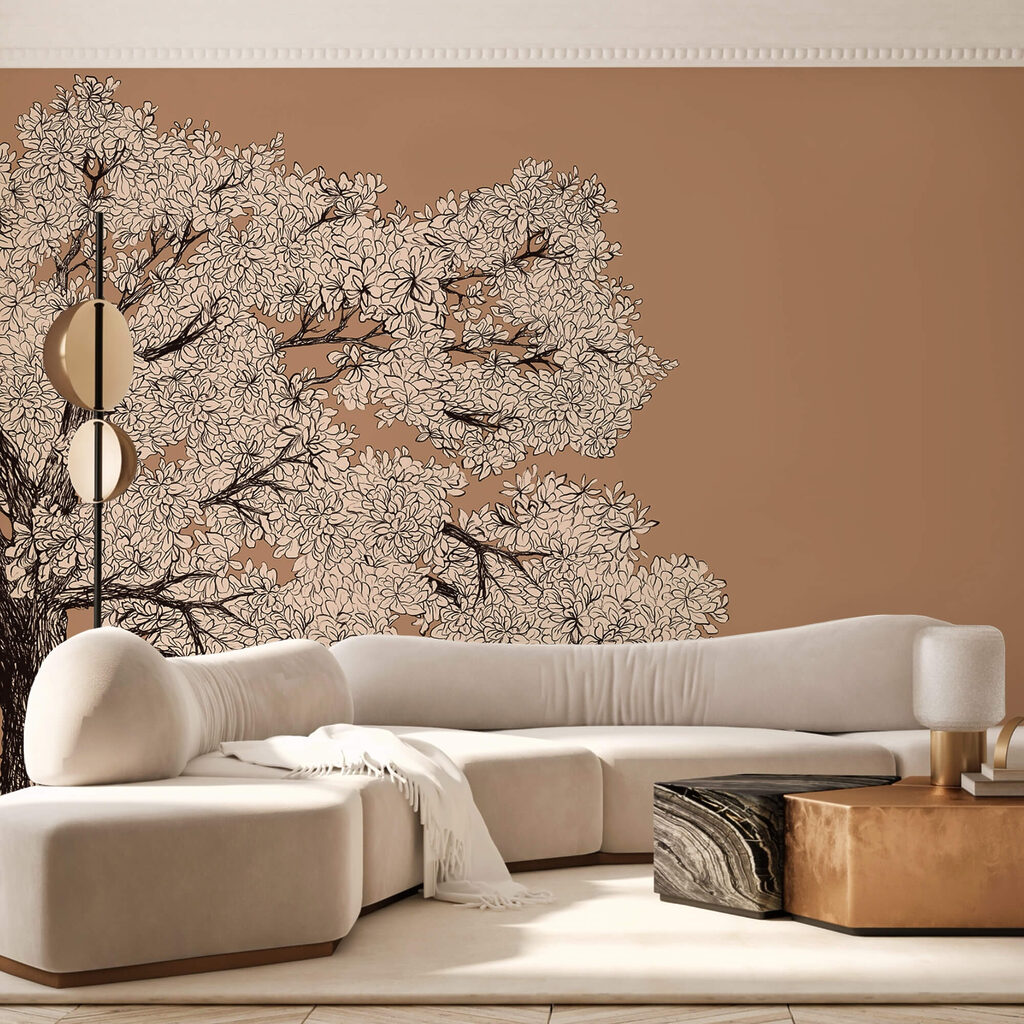 Copac cu flori albe Copac cu flori albe