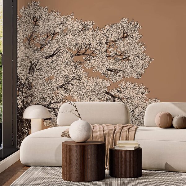 Copac cu flori albe Copac cu flori albe