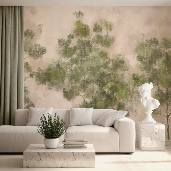 Grup de copaci cu frunze verzi Grup de copaci cu frunze verzi