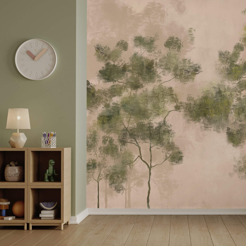 Grup de copaci cu frunze verzi Grup de copaci cu frunze verzi