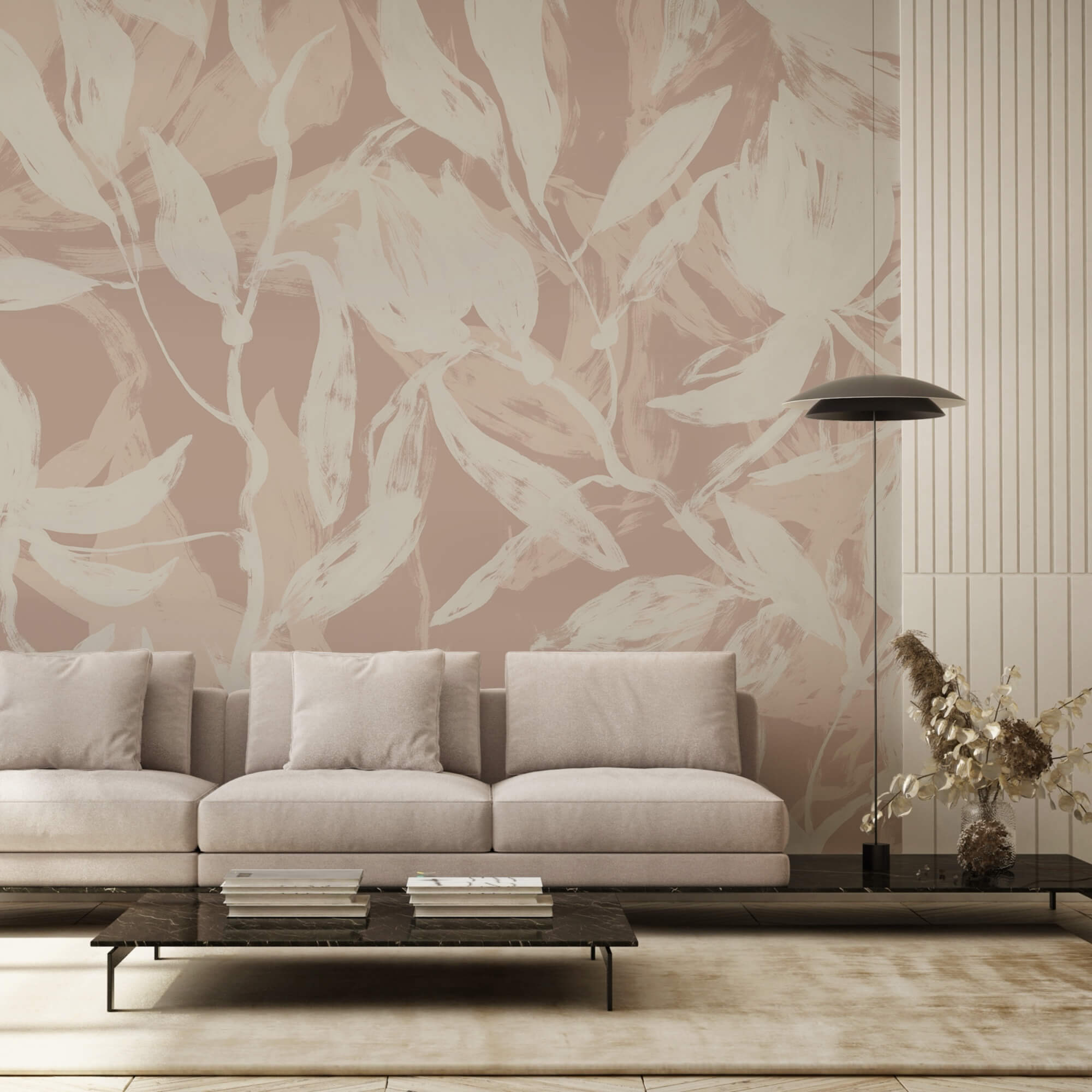 Frunze delicate pe fundal moale