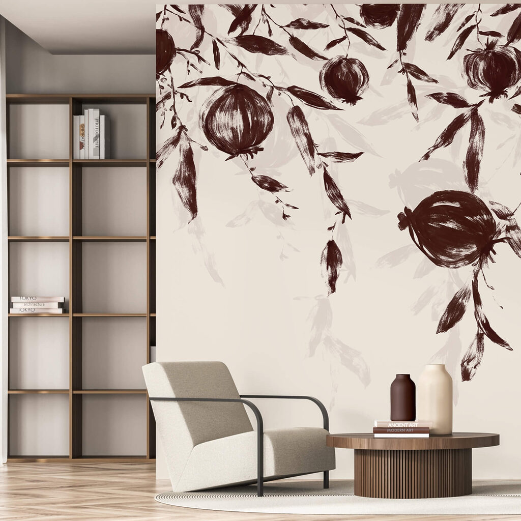 Pictură cu fructe pe o ramură