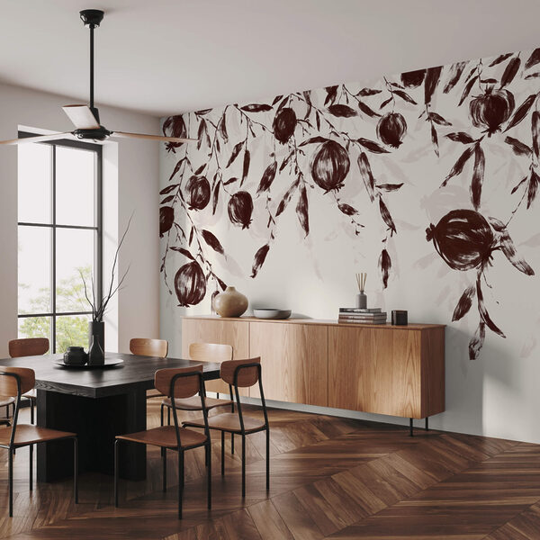 Pictură cu fructe pe o ramură