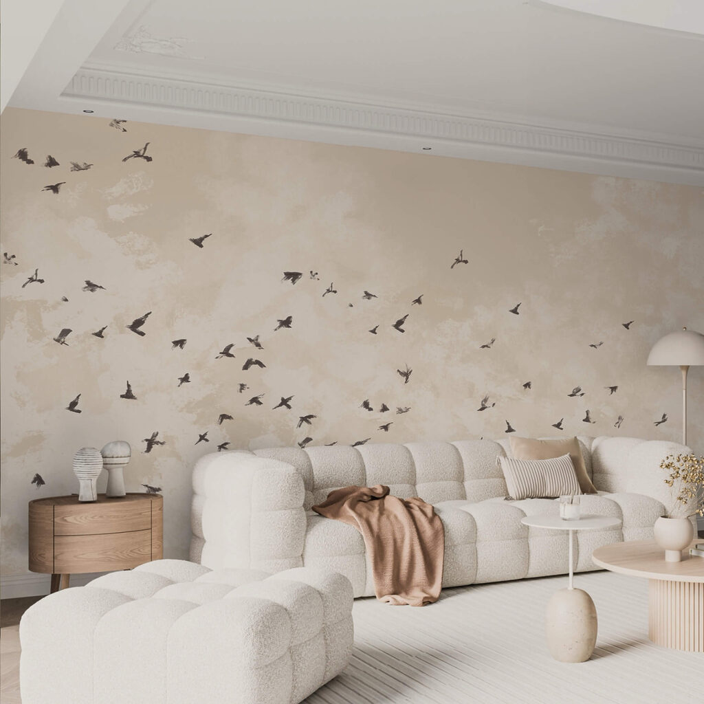 Stol de păsări pe cer