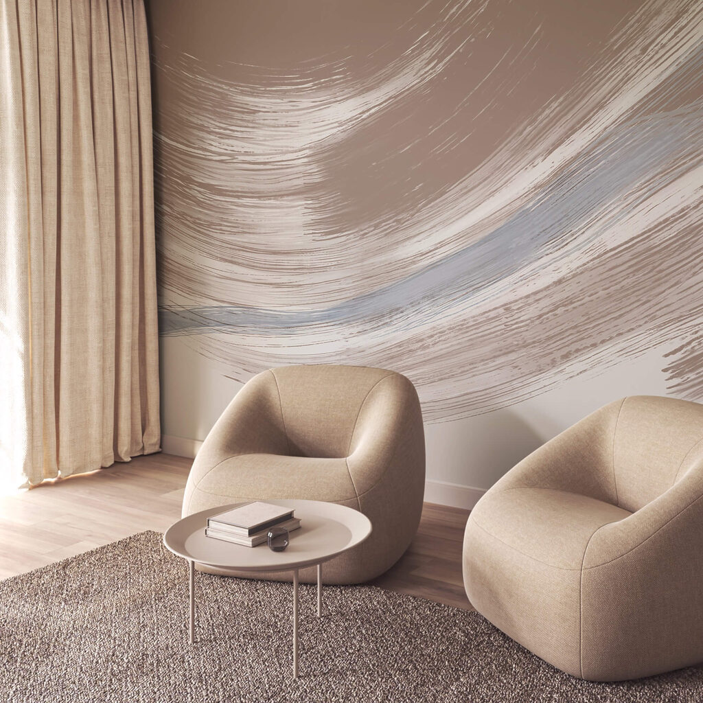 Nuante delicate se amesteca in miscare blanda