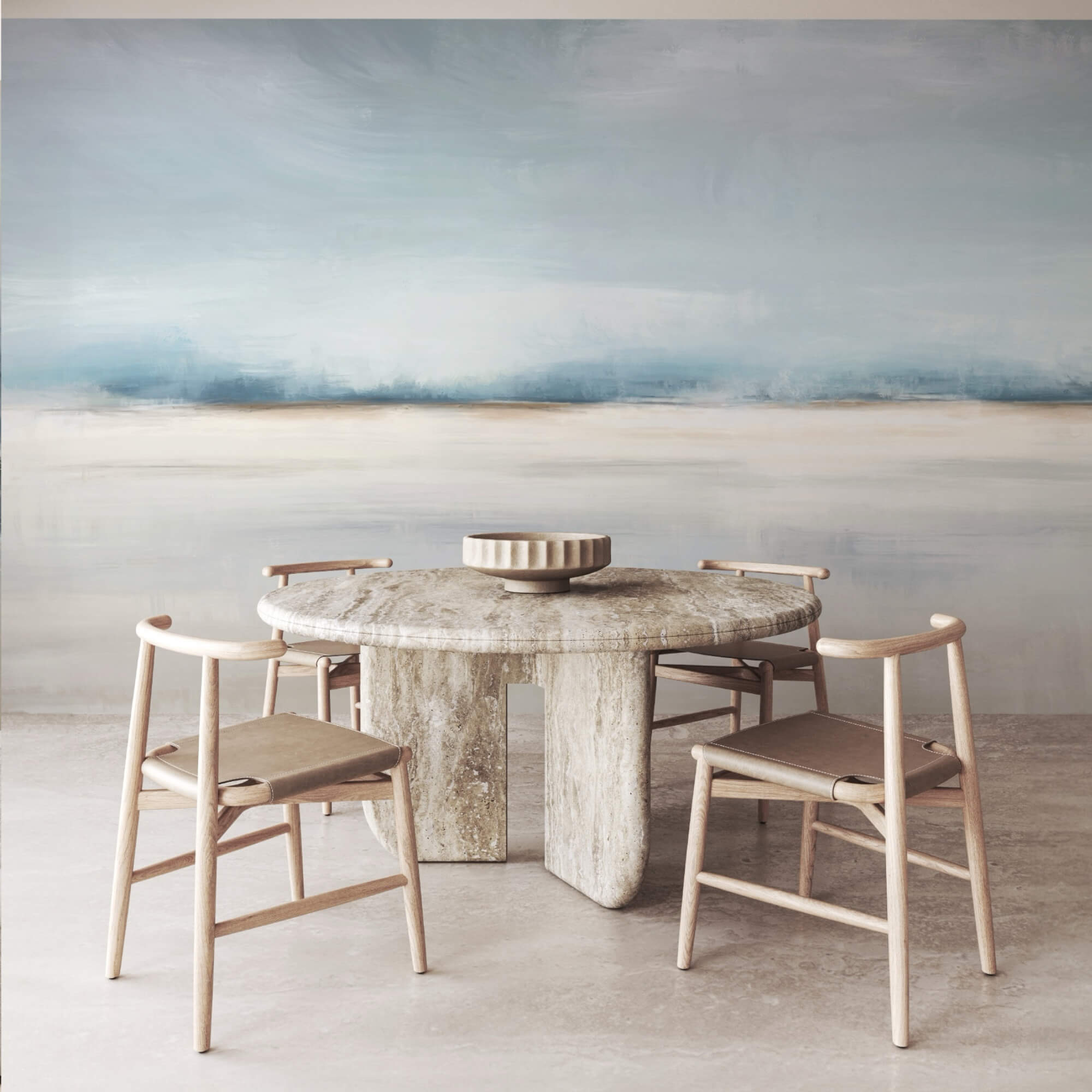 Peisaj cu cer înnorat