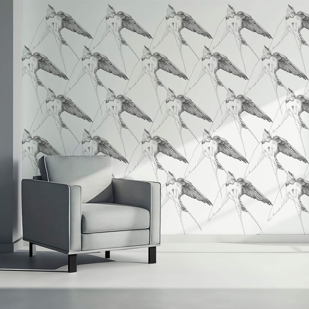 Grup de păsări cu aripi