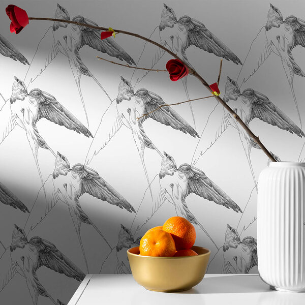 Grup de păsări cu aripi