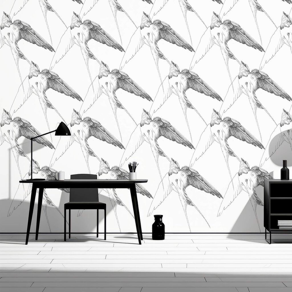 Grup de păsări cu aripi