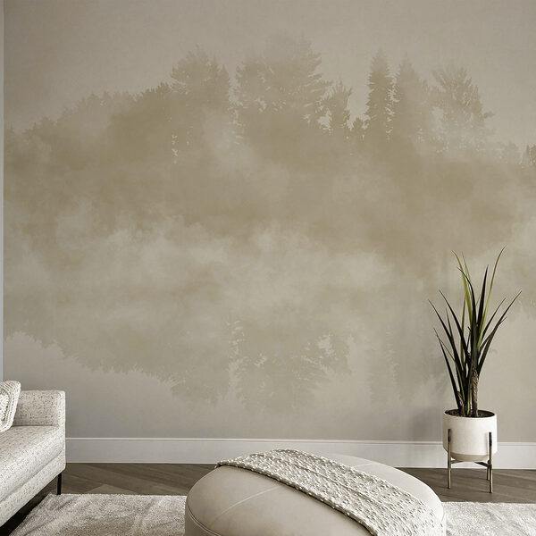 Fototapet Fototapet Nor de fum și copaci (SKU: t00572)