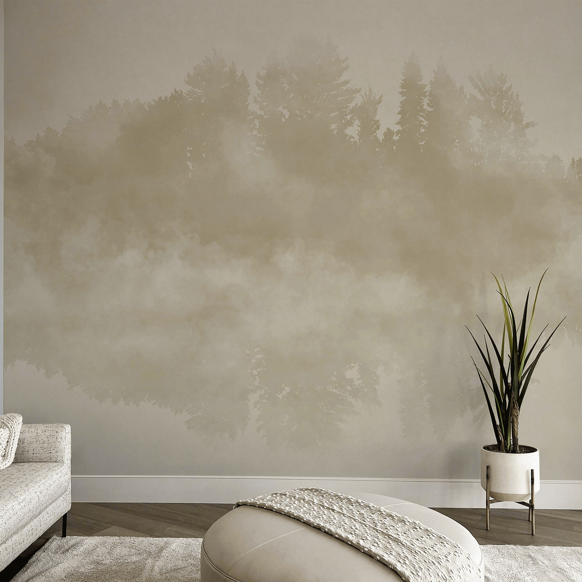 Nor de fum și copaci