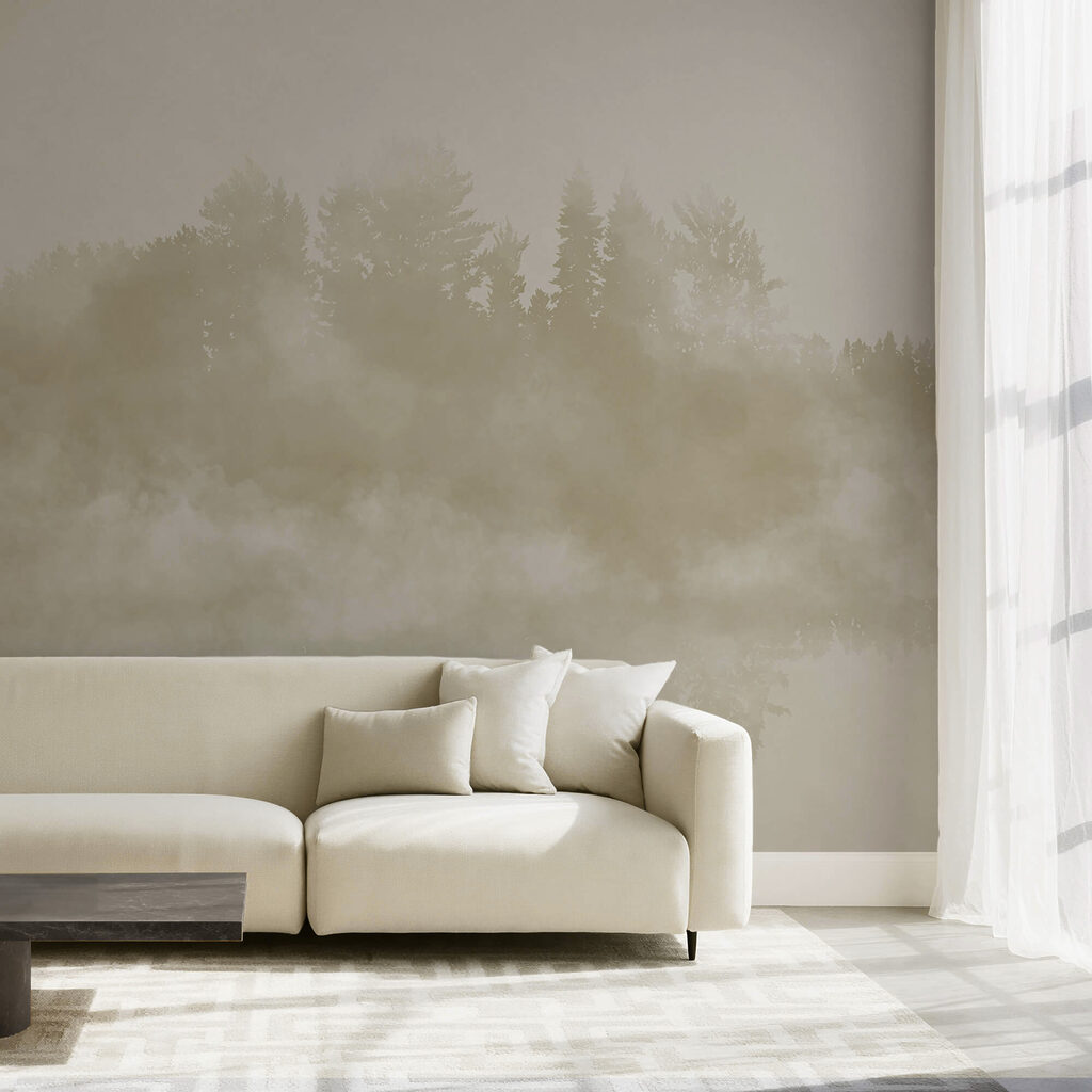 Nor de fum și copaci