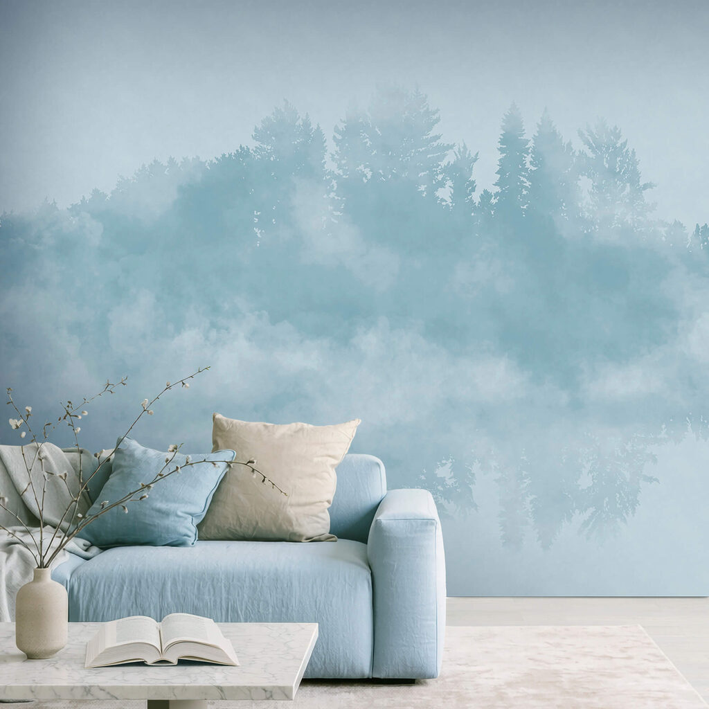 Nor de fum și copaci