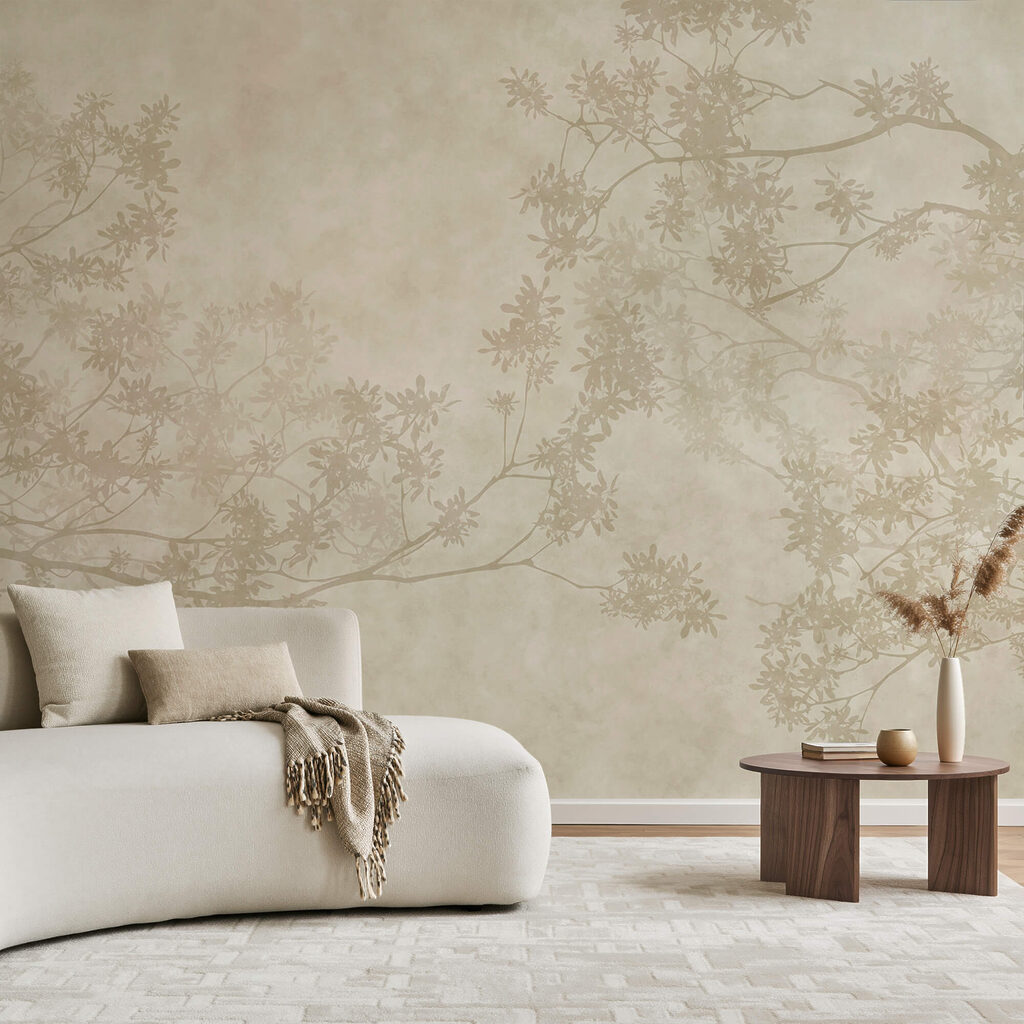 Ramuri de copac cu frunze