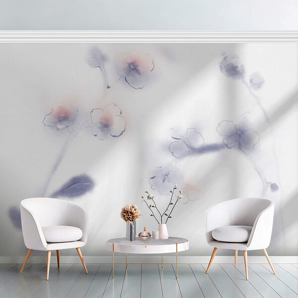 Petale moi în acuarele delicate