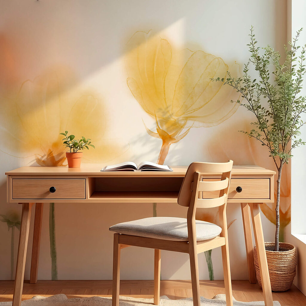 Grup de flori cu lumină